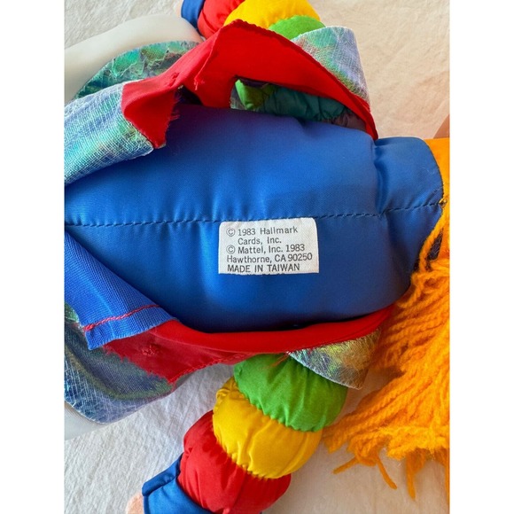 Vintage 1983 Rainbow Brite LARGE 18" Doll Plush Hallmark Mattel Toy - Picture 11 of 14